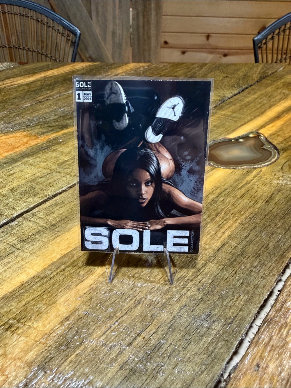 SOLE Graphic Collectible Card - Black, White, Brown